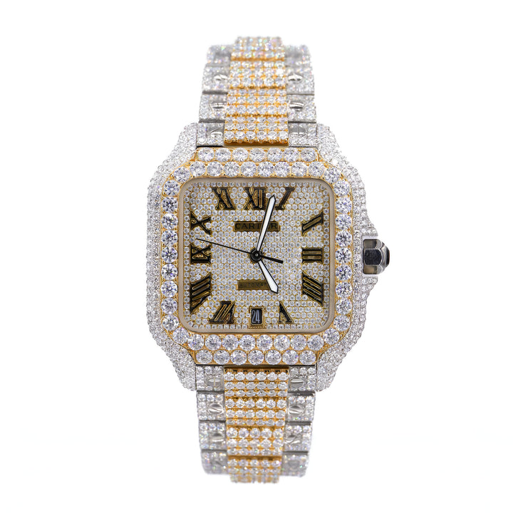 Moissanite Watch Two Tone