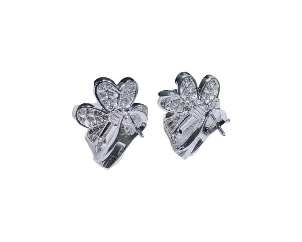 Floral Earrings 10K Gold