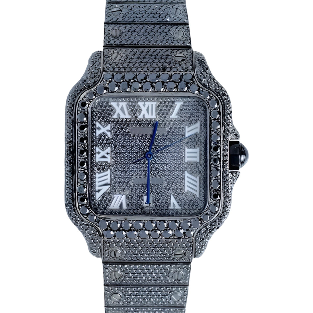 Black Moissanite Watch