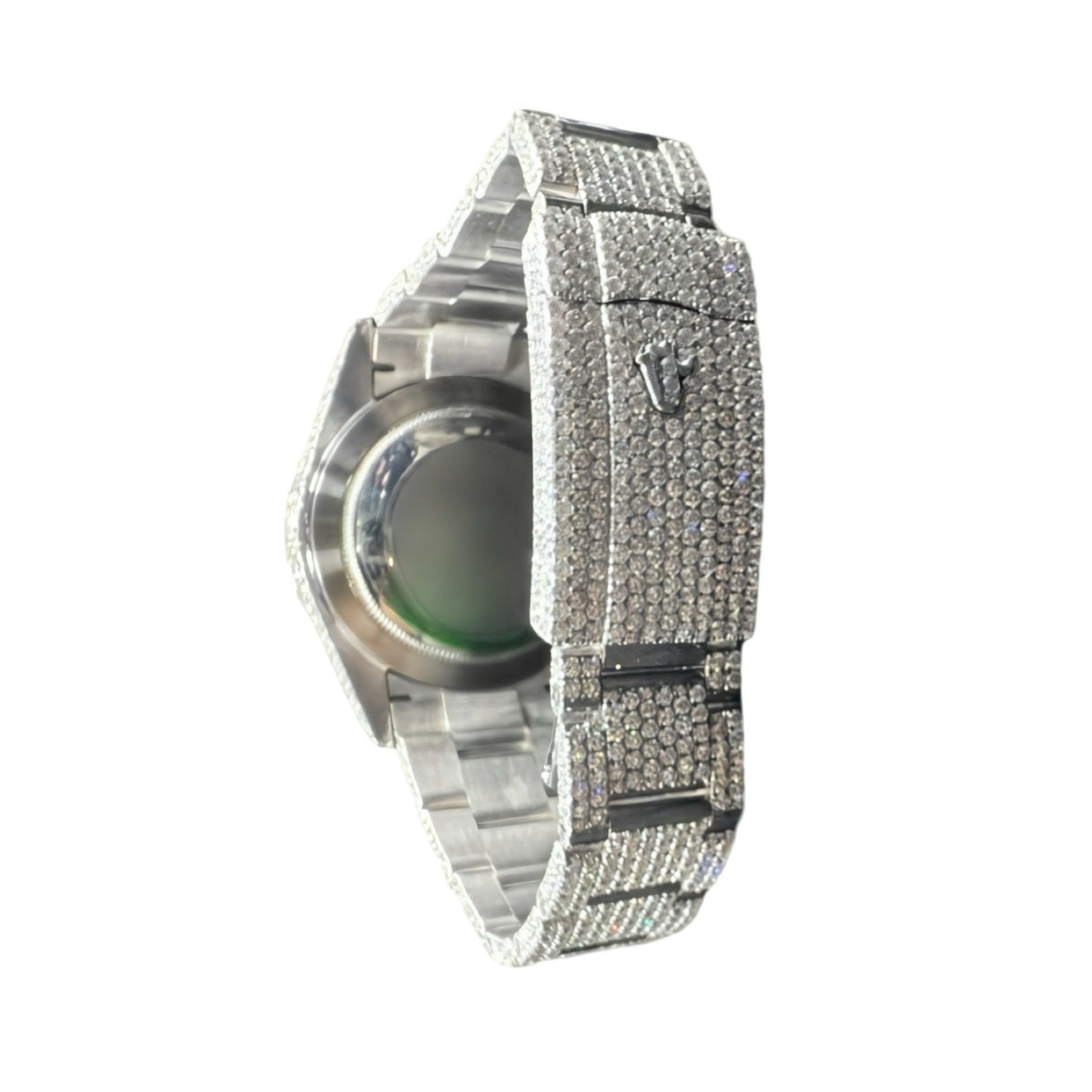 Datejust Blue Dial Moissanite Watch