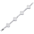 Four-leaf Clover Tennis Bracelet