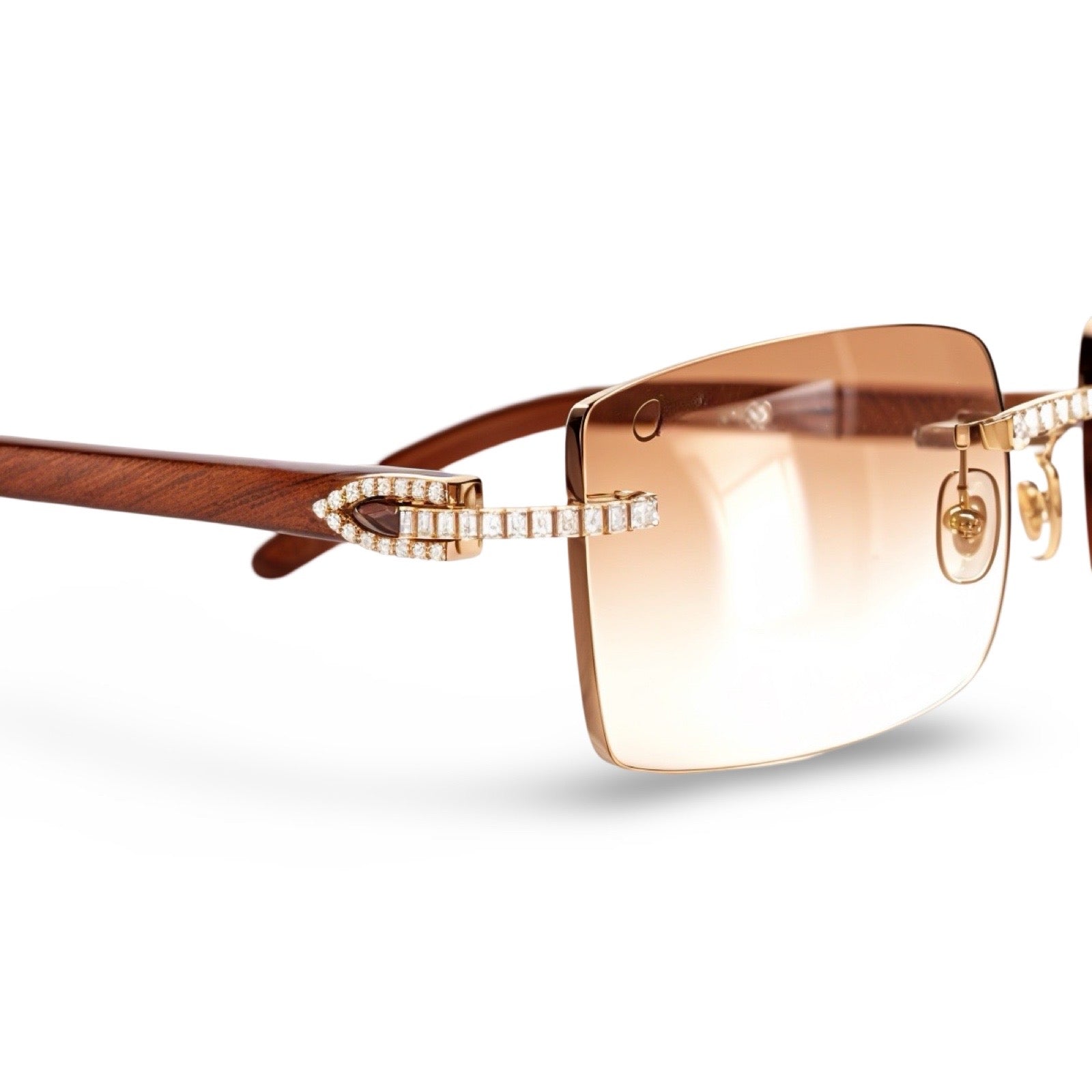 Rimless Moissanite Glasses