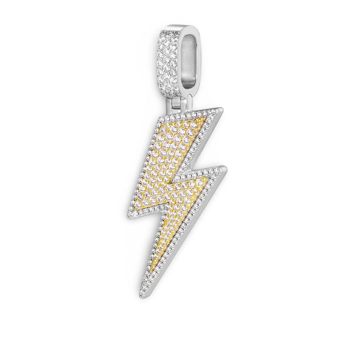 Moissanite Lightning Bolt Pendent