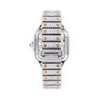 Cartier Skeleton Two Tone Moissanite Watch