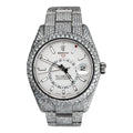 Rolex Sky-Dweller Moissanite Watch