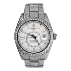 Rolex Sky-Dweller Moissanite Watch