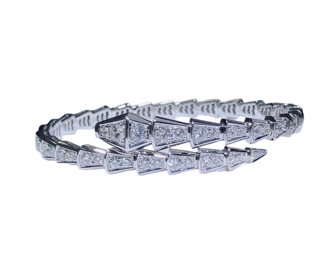 Serpenti Viper Bracelet 10K Gold Diamond