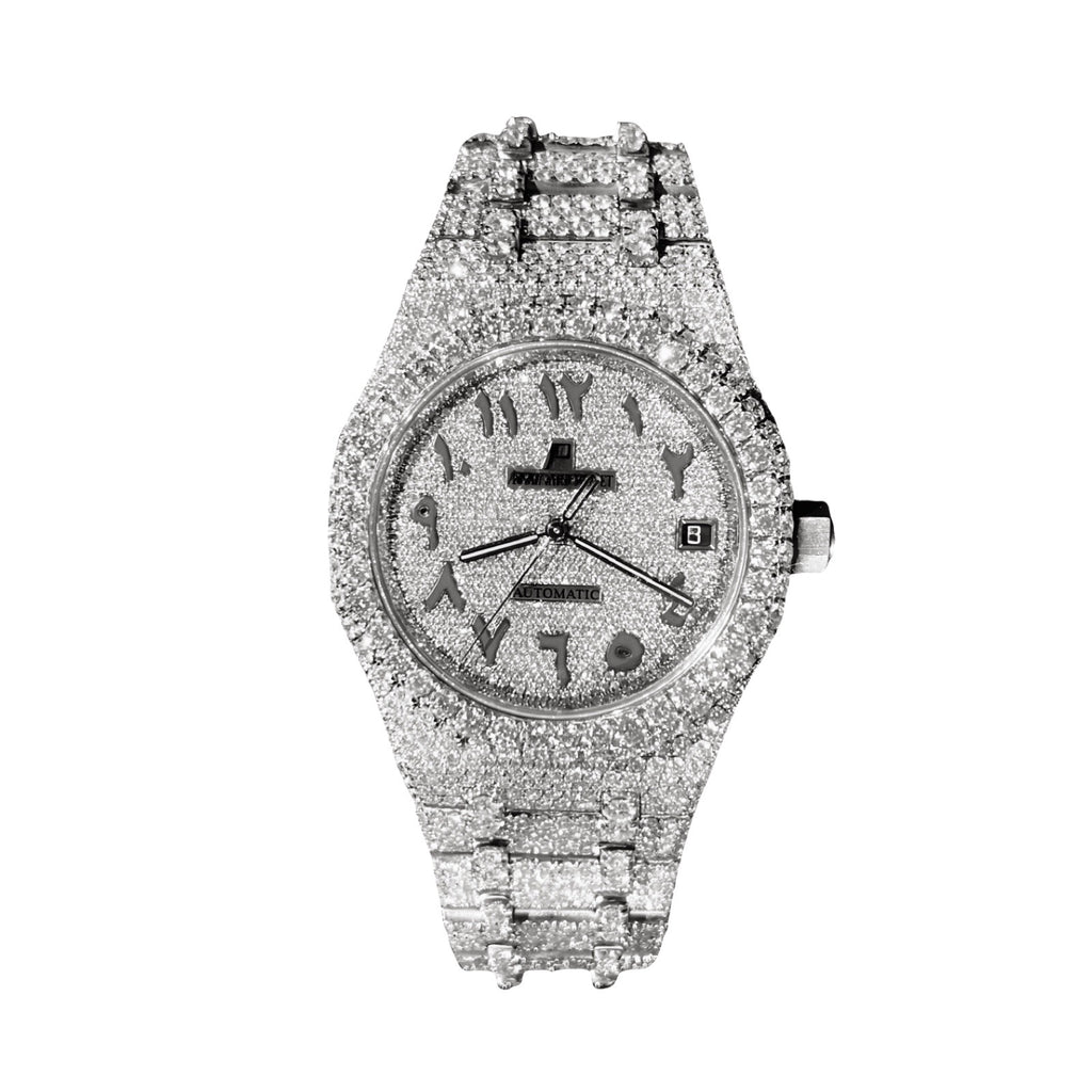 Arebic Dial Moissanite Watch