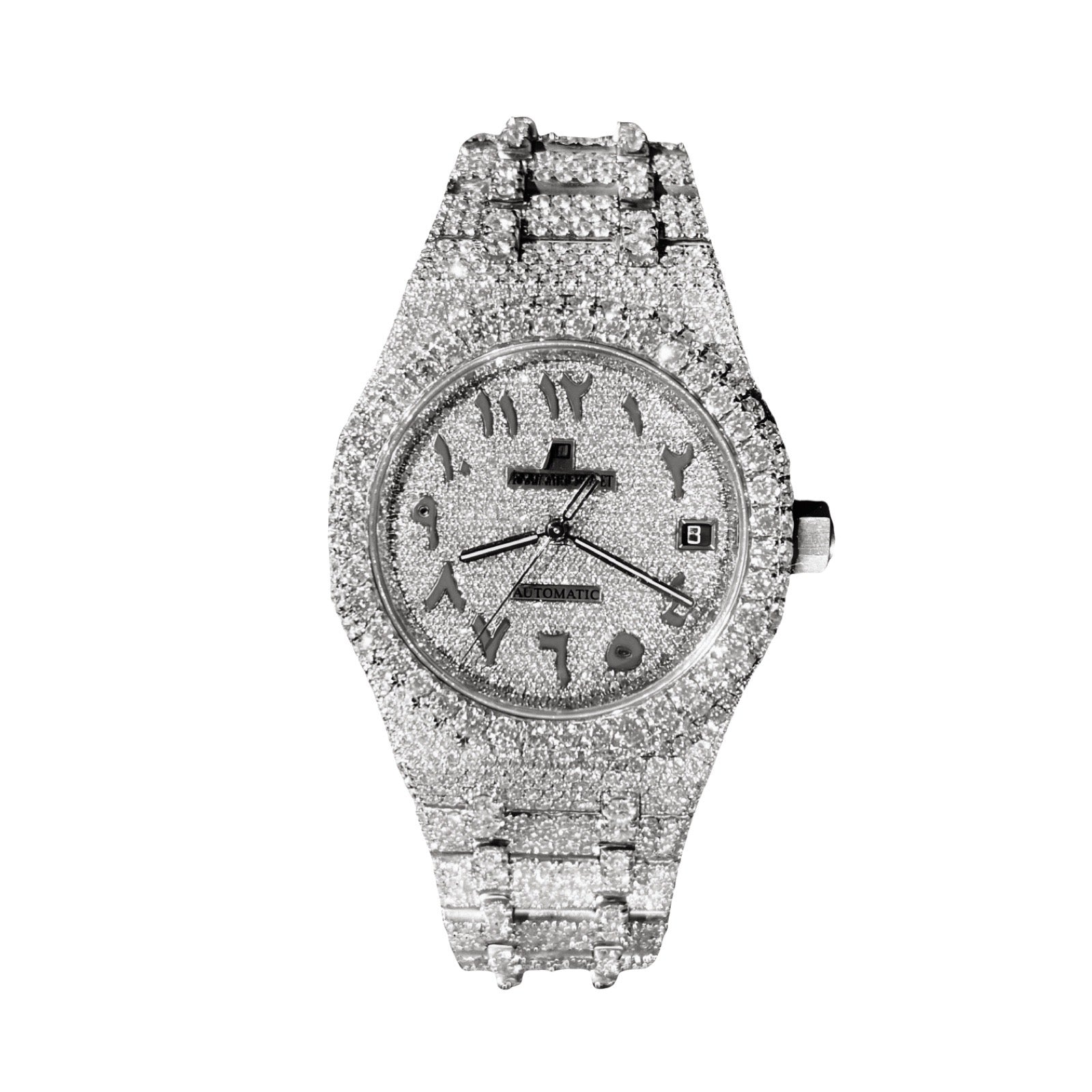 Arebic Dial Moissanite Watch