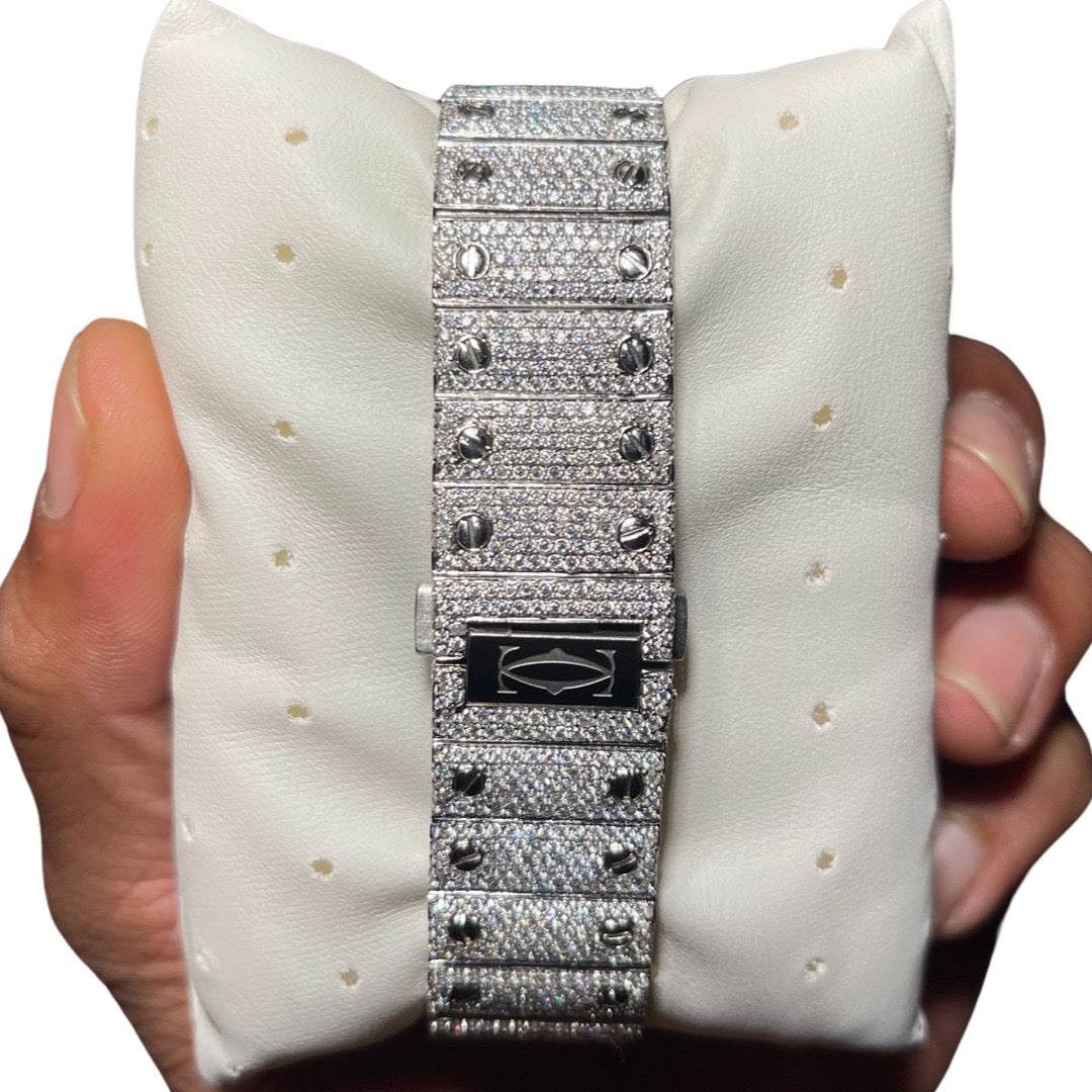 Skeleton Moissanite Watch