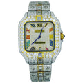 Cartier Two Tone Moissanite Watch