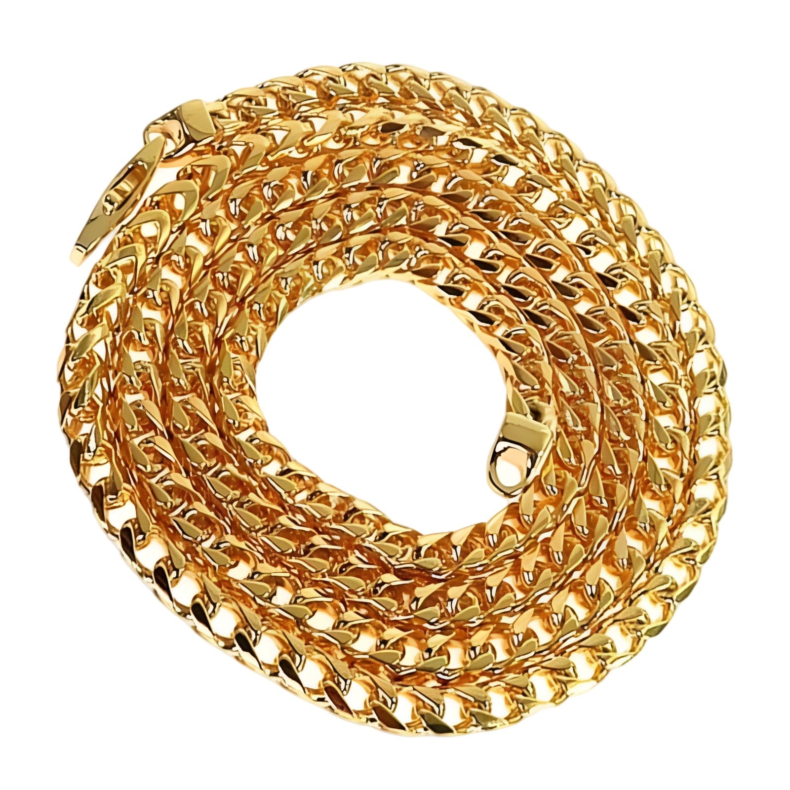10K Gold Franco Link Chain 4mm