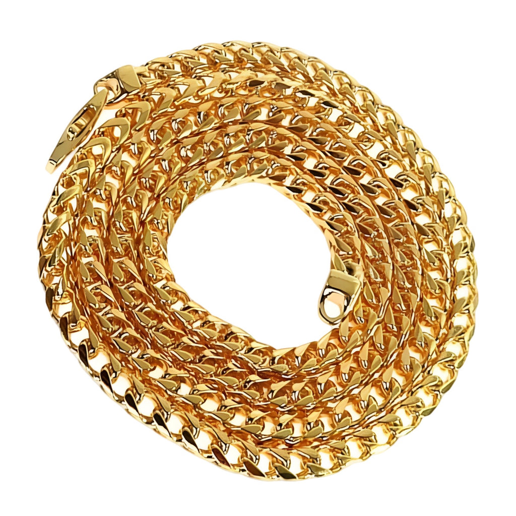 10K Gold Franco Link Chain 4mm