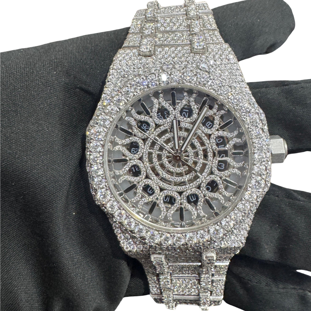 AP Skeleton Moissanite Watch