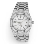 Ap Royal Oak Moissanite Diamond Watch