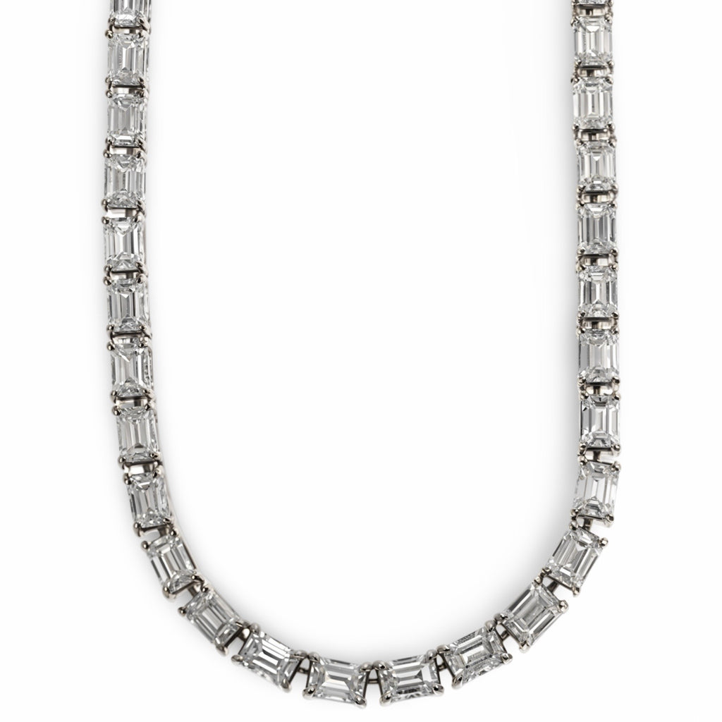 Emerald Cut Tennis Chain