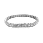 Baguette Diamond Bracelet 10K Gold