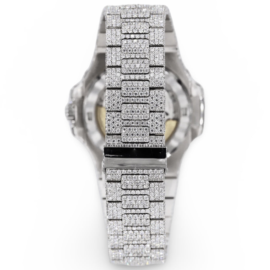 PP Bustdown Moissanite Watch