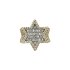 Start Of David Baguette Diamond Ring 10K Gold