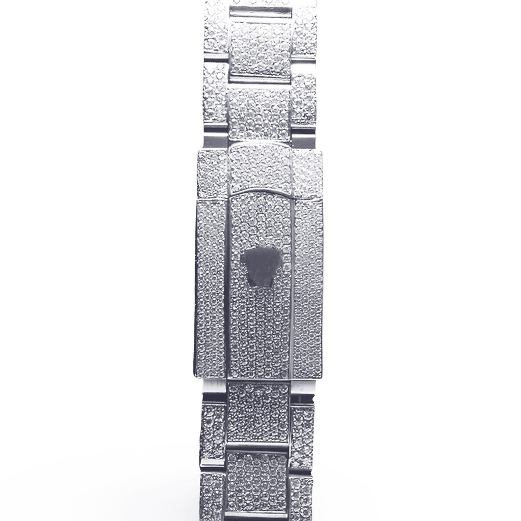 Rolex Roman Numeral dial Moissanite Watch
