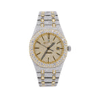 AP Two Tone Yellow Gold Moissanite Watch