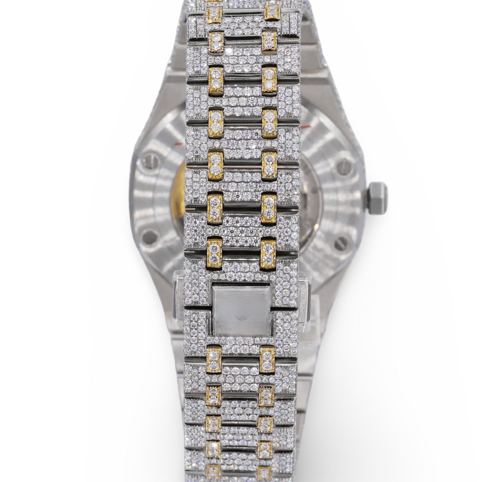 AP Two Tone Yellow Gold Moissanite Watch