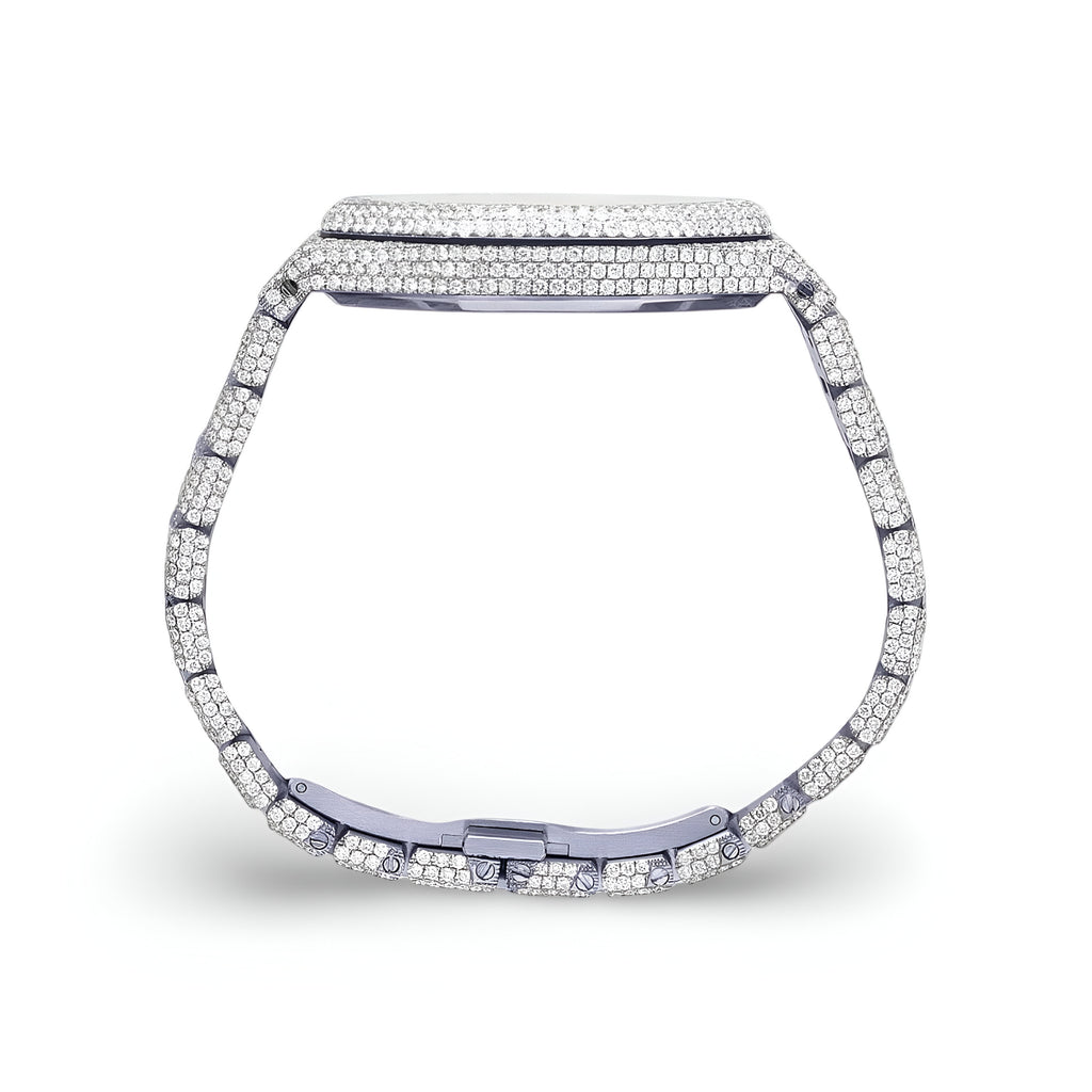 AP Rainbow Arabic Numeral Moissanite Diamond Watch