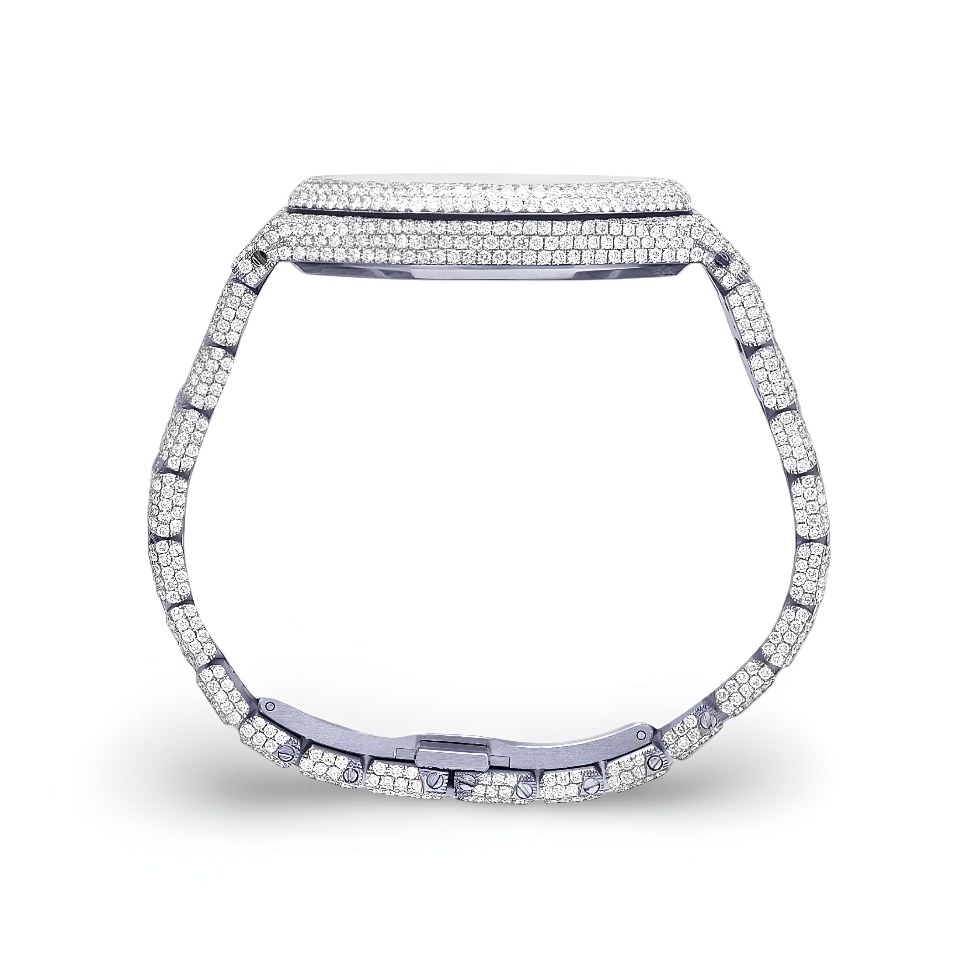 AP Rainbow Arabic Numeral Moissanite Diamond Watch