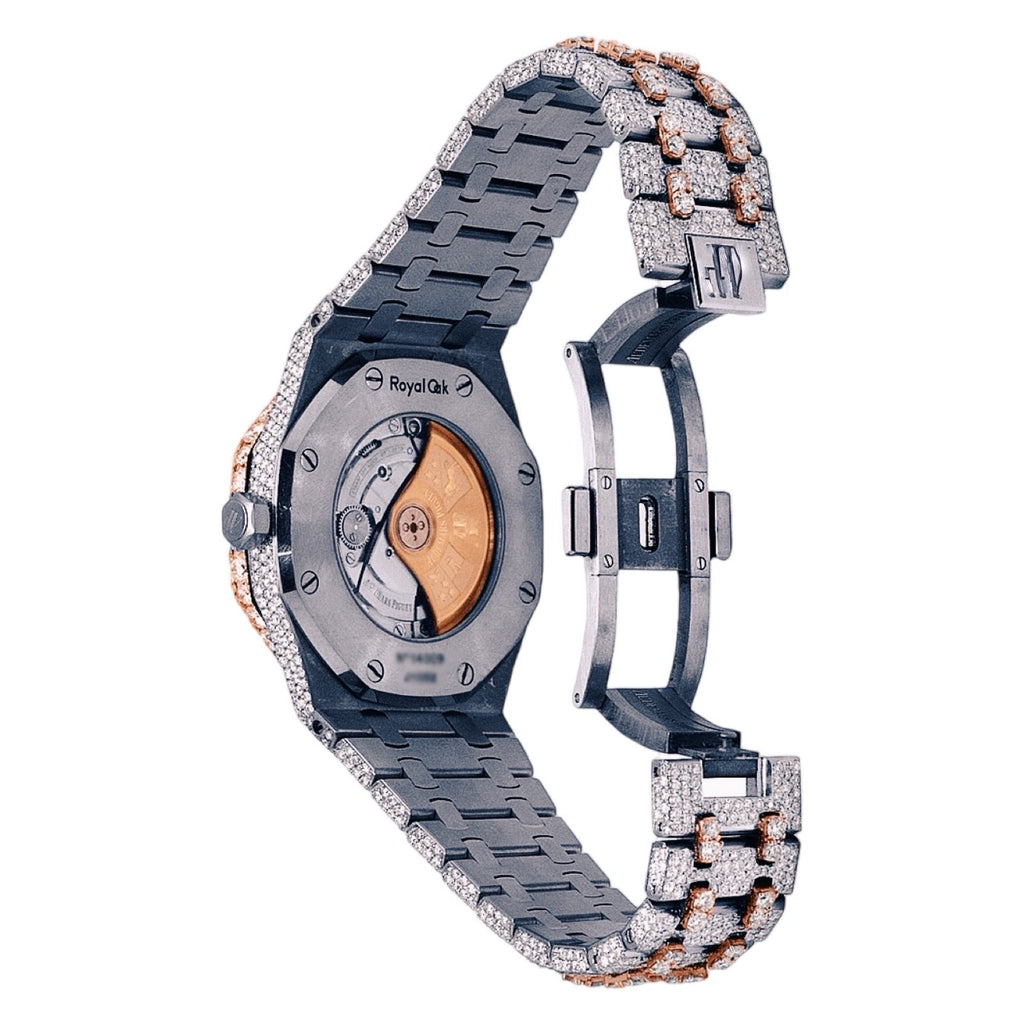 AP Two Tone Yellow Gold Moissanite Diamond Watch