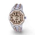 AP Two Tone Yellow Gold Moissanite Diamond Watch