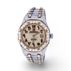 AP Two Tone Yellow Gold Moissanite Diamond Watch