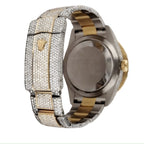 Roman Numeral Two Tone Moissanite Watch