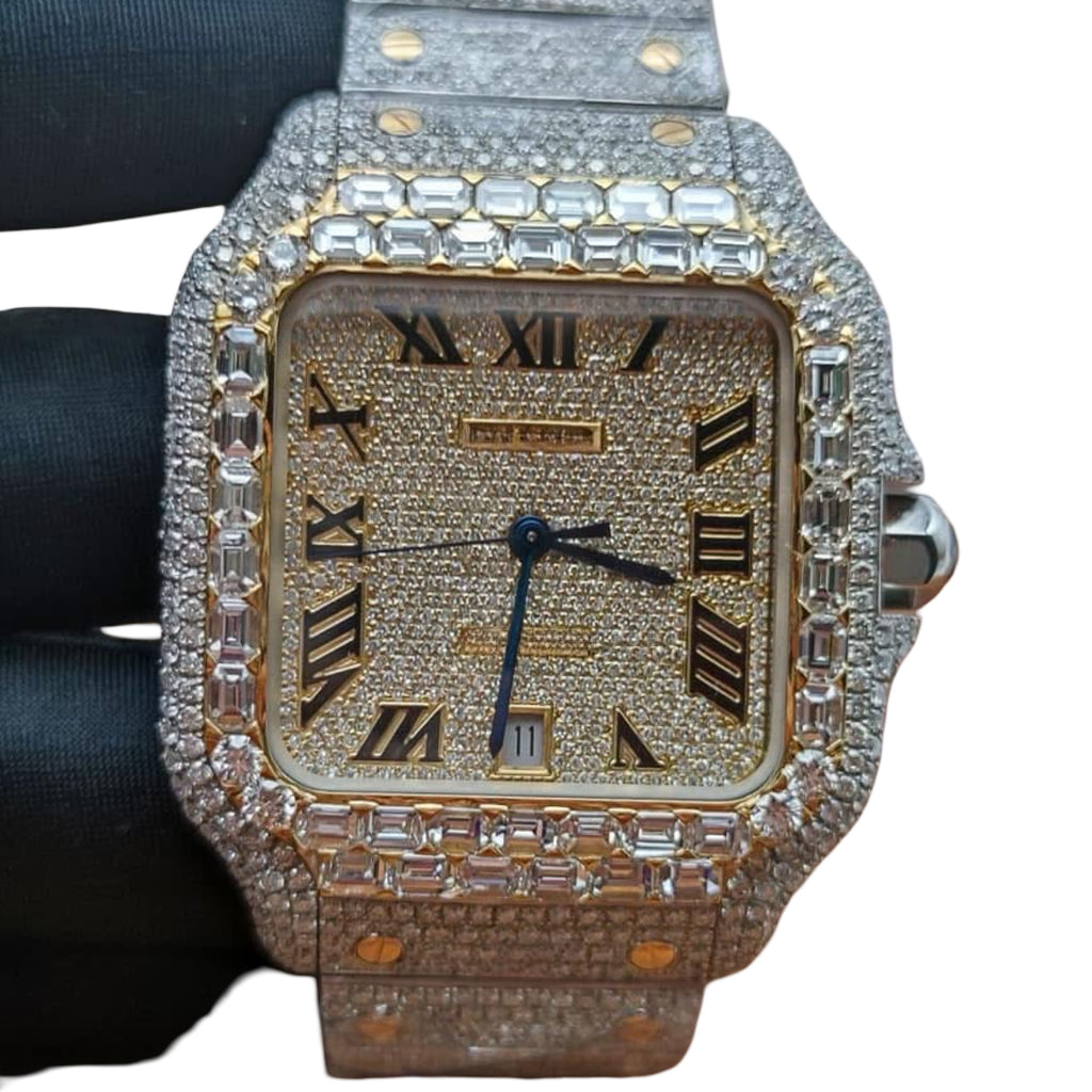 Emerald Moissanite watch