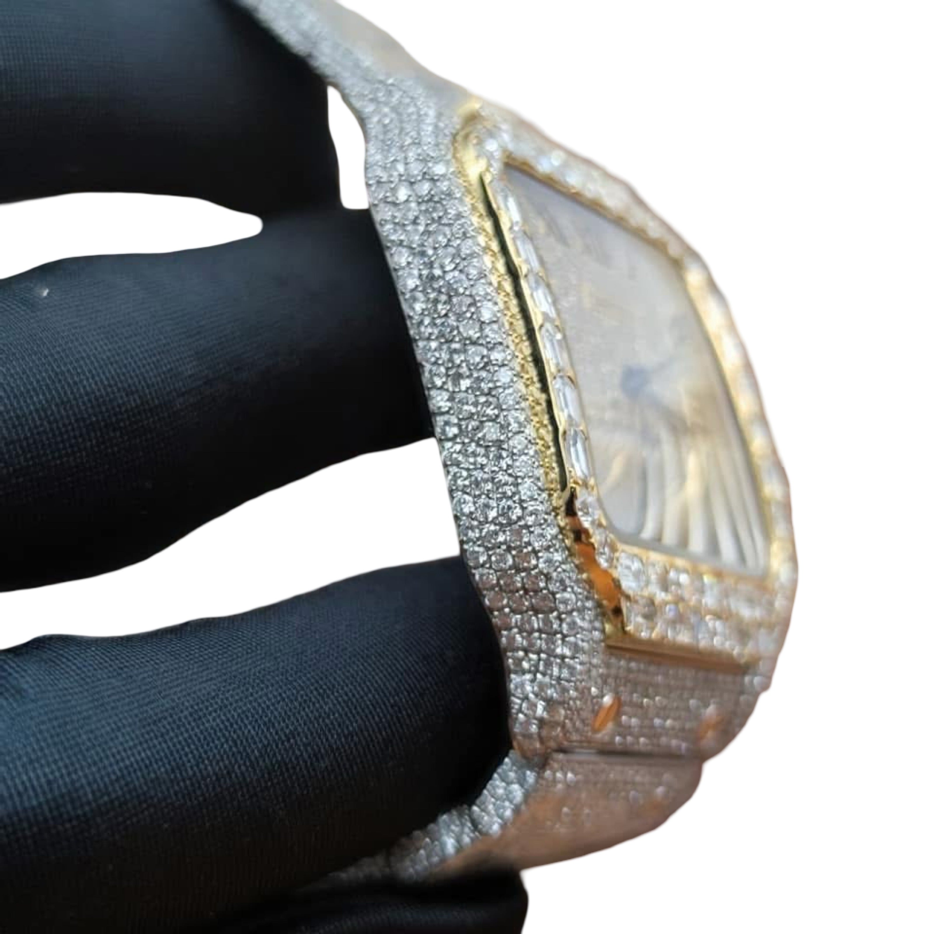 Emerald Moissanite watch