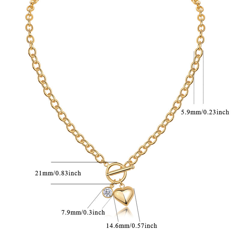 Meteor Wish Diamond Pendant Necklace Set With Moissanite Diamond S925 Silver