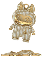 Labubu Diamond Pendant