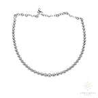 10K Gold Illusion Set Diamond Necklace