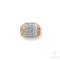 10K Gold Diamond Ring For Men