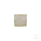 10K Gold Square Diamond Ring