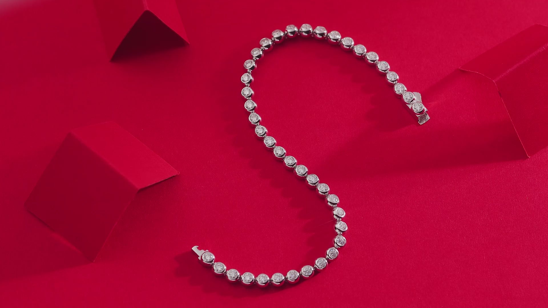 Round Brilliant Diamond Bracelet S925 Silver