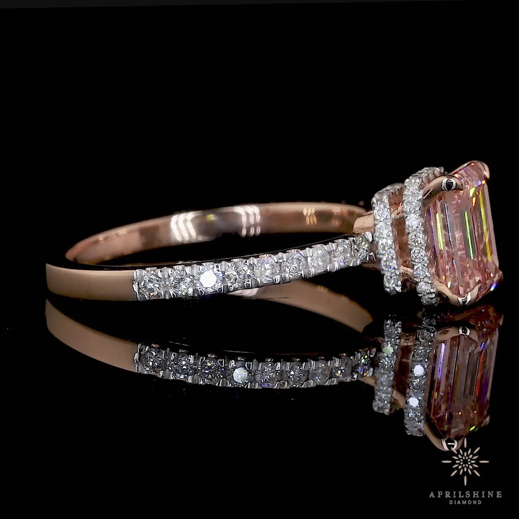 Pink Diamond Wedding Ring