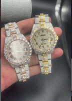 Roman Numeral Moissanite Watch