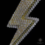 Moissanite Lightning Bolt Pendent