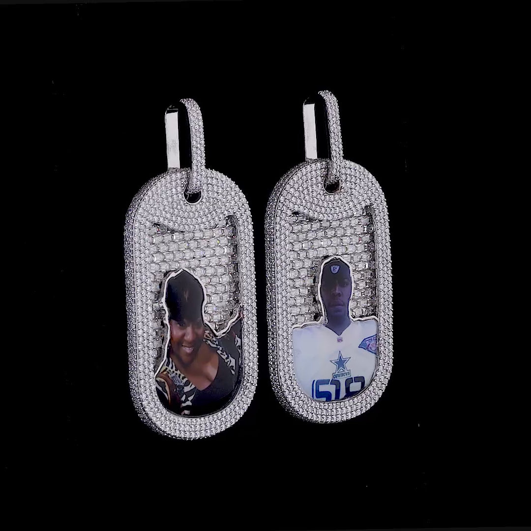 Memory Pendant Emerald Shape Diamond