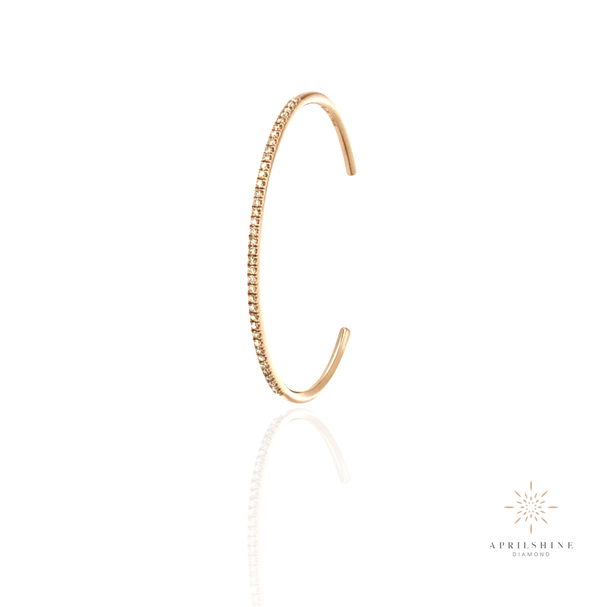 Line Bangle 1.54 Carats Diamond